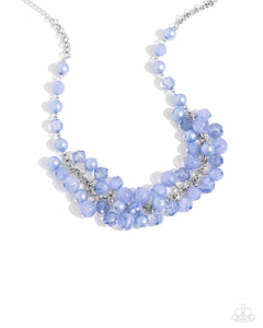 Paparazzi Pearl Pandora - Blue Necklace & Paparazzi Pearl Protagonist - Blue Bracelet Set