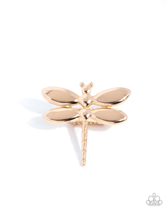 Paparazzi Durable Dragonfly - Gold Ring