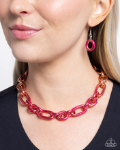 Load image into Gallery viewer, Paparazzi Nuanced Nightlife - Pink Necklace
