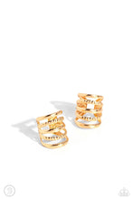 Load image into Gallery viewer, Paparazzi Flexible Fashion - Gold Earrings (Ear Cuffs)
