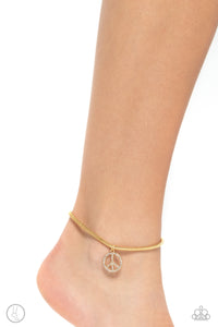 Paparazzi Pampered Peacemaker - Gold Anklet