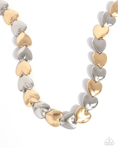 Paparazzi Heirloom Hearts - Multi Necklace