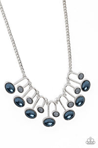 Paparazzi Abstract Adornment - Blue Necklace