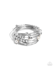 Load image into Gallery viewer, Paparazzi Showtime Sparkle - White Bracelet
