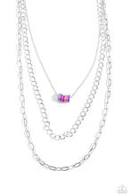 Load image into Gallery viewer, Paparazzi Colorful Cadet - Purple Necklace
