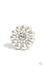 Load image into Gallery viewer, Paparazzi PEARL Talk - White Ring (September 2023 Life Of The Party)
