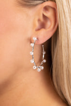Load image into Gallery viewer, Paparazzi Night at the Gala - White Earrings
