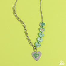 Load image into Gallery viewer, Paparazzi HEART Of The Movement - Green Necklace
