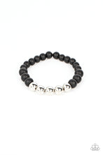 Load image into Gallery viewer, Paparazzi METALHEAD in the Clouds - Black Bracelet
