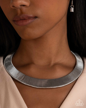 Load image into Gallery viewer, Paparazzi Fringe Formal - Silver Necklace (2025 February Empower Me Pink Week 2)
