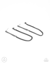 Load image into Gallery viewer, Paparazzi Trenchant Tease - Black Earrings
