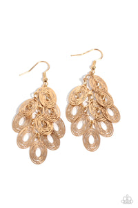 Paparazzi Thrift Shop Twinkle - Gold Earrings