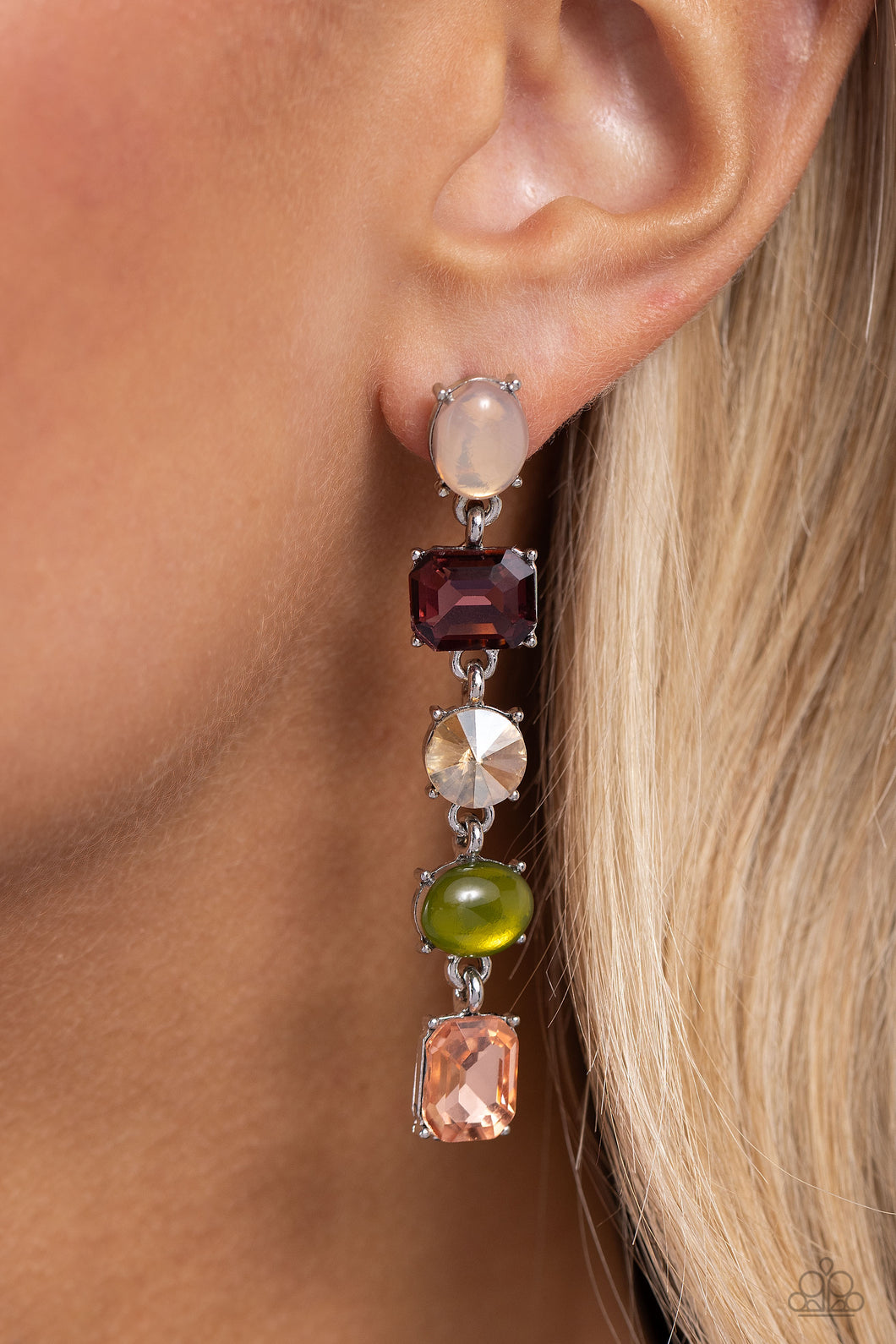 Paparazzi Sophisticated Stack - Multi Earrings