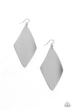 Load image into Gallery viewer, Paparazzi Retro Rally - Silver Earrings
