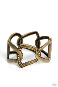 Paparazzi Alternative Attitude - Brass Bracelet