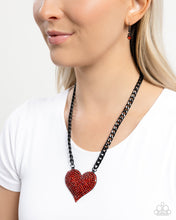 Load image into Gallery viewer, Paparazzi Affectionate Action - Red Necklace
