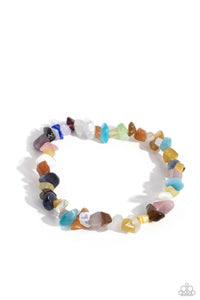 Paparazzi Soothing Stones - Multi Necklace & Paparazzi  Chiseled Cameo - Multi Bracelet Set
