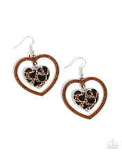 Load image into Gallery viewer, Paparazzi Leopard Love - Brown Earrings
