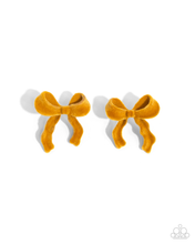 Load image into Gallery viewer, Paparazzi Dapper Dedication - Yellow Earrings
