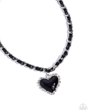 Load image into Gallery viewer, Paparazzi Austere Attraction - Black Necklace
