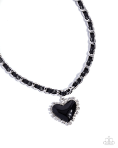 Paparazzi Austere Attraction - Black Necklace