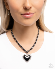 Load image into Gallery viewer, Paparazzi Austere Attraction - Black Necklace
