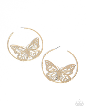 Load image into Gallery viewer, Paparazzi Aerial Alias - Gold Earrings
