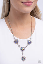 Load image into Gallery viewer, Paparazzi Stuck On You - Silver Necklace (Iridescent)

