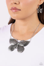 Load image into Gallery viewer, Paparazzi DRAWN to the Wind - Silver Necklace
