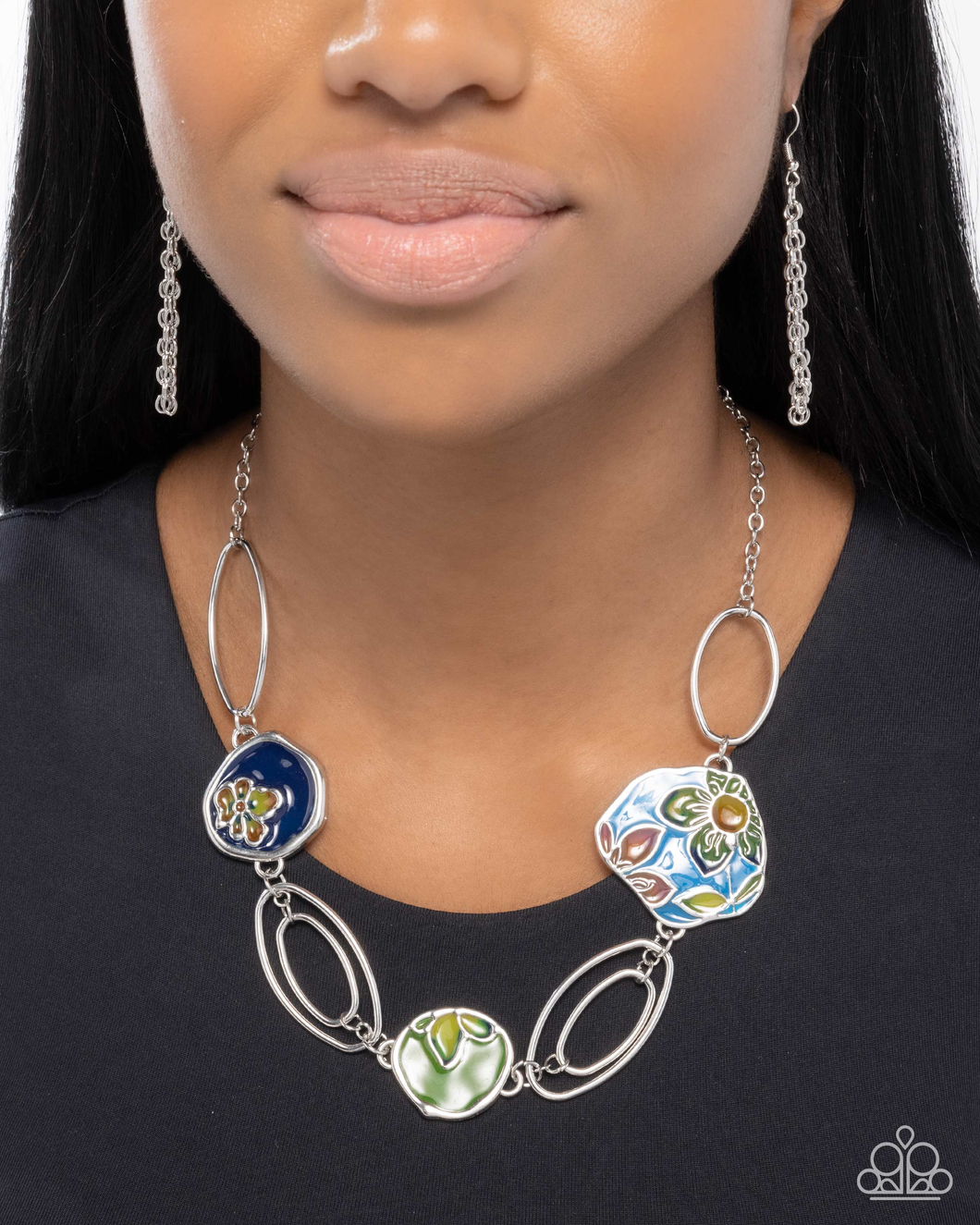 Paparazzi Stained Glass Statement - Multi Necklace