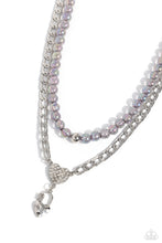 Load image into Gallery viewer, Paparazzi Turn Back the LOCK - Silver Necklace
