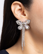 Load image into Gallery viewer, Paparazzi Next SOAR - White Earrings
