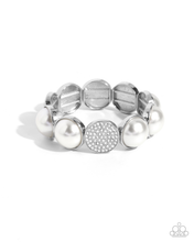 Load image into Gallery viewer, Paparazzi Believable Bling - White Bracelet
