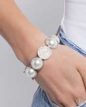 Load image into Gallery viewer, Paparazzi Believable Bling - White Bracelet
