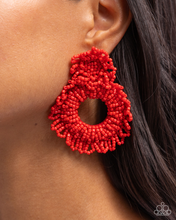 Load image into Gallery viewer, Paparazzi Explosive Energy - Red Earrings
