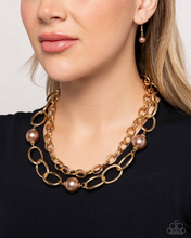 Load image into Gallery viewer, Paparazzi Top of My List - Brown Necklace
