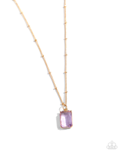 Load image into Gallery viewer, Paparazzi Suave Simplicity - Purple Necklace
