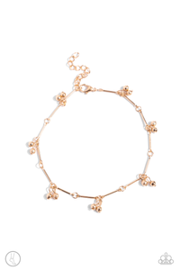 Paparazzi A SMILE A Minute - Gold Anklet