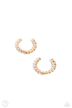 Load image into Gallery viewer, Paparazzi Twisted Travel - Gold Earrings (Ear Cuffs)
