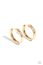 Load image into Gallery viewer, Paparazzi A-Lister Attention - Gold Earrings
