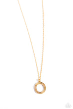 Load image into Gallery viewer, Paparazzi Leave Your Initials - Gold - O Necklace
