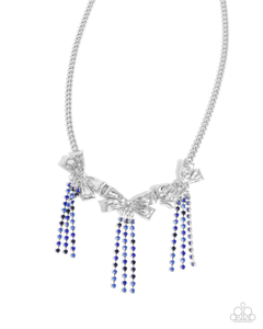 Paparazzi Victorian Influence - Blue Necklace