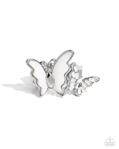 Paparazzi Dueling Decadence - White Ring