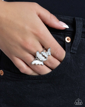 Load image into Gallery viewer, Paparazzi Dueling Decadence - White Ring
