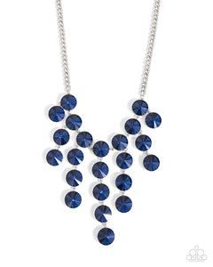 Paparazzi Spotlight Stunner - Blue Necklace