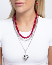 Load image into Gallery viewer, Paparazzi Easy Elevation - Red Necklace
