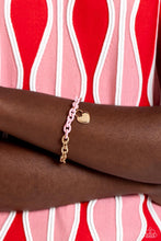 Load image into Gallery viewer, Paparazzi Locked and Loved - Pink Bracelet
