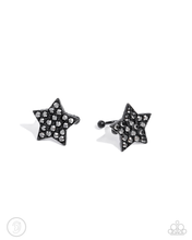 Load image into Gallery viewer, Paparazzi Stellar Skill - Black Earrings (Ear Cuff)
