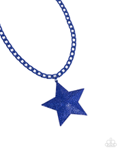 Load image into Gallery viewer, Paparazzi Stellar Selfie - Blue Necklace
