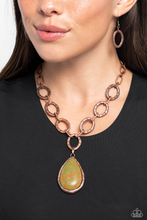 Load image into Gallery viewer, Paparazzi Tangible Tranquility - Copper Necklace
